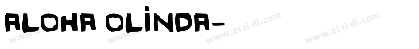 Aloha Olinda字体转换